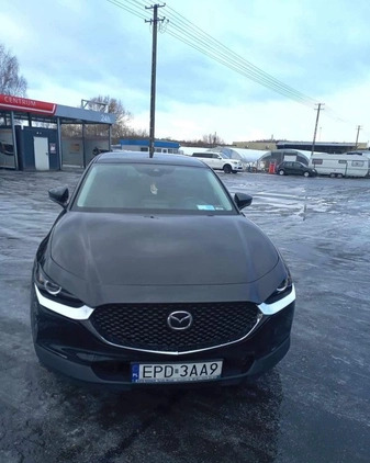 Mazda CX-30 cena 88900 przebieg: 57000, rok produkcji 2021 z Poddębice małe 254